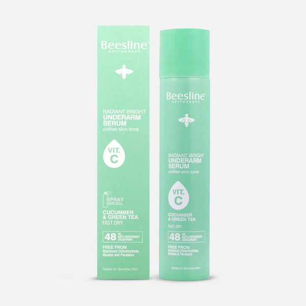 [D0201] BEESLINE RADIANT BRIGHT UNDERARM SERUM VIT-C CUCUMBER&GREEN TEA 150M