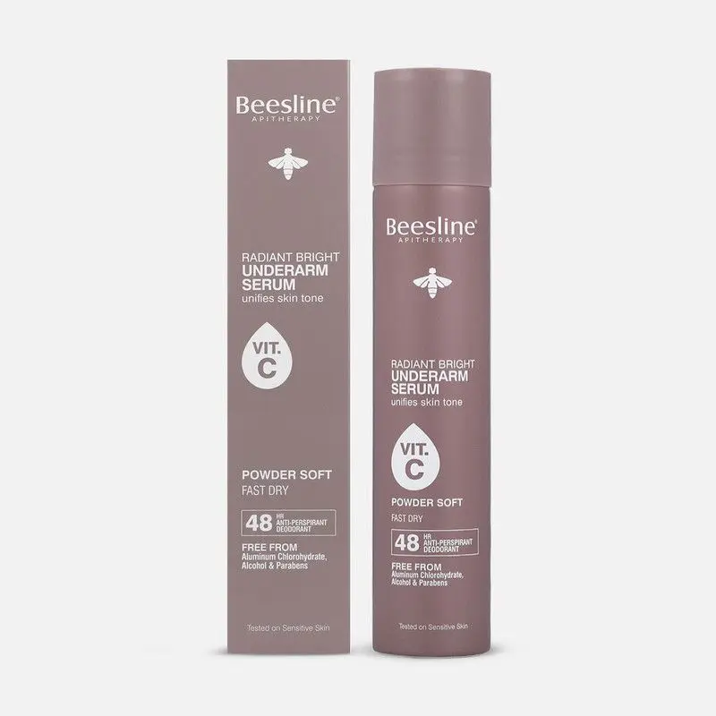 BEESLINE RADIANT BRIGHT UNDERARM SERUM VIT-C POWDER SOFT 150M
