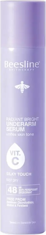 [D0206] BEESLINE RADIANT BRIGHT UNDERARM SERUM VIT-C SILKY TOUCH 150M
