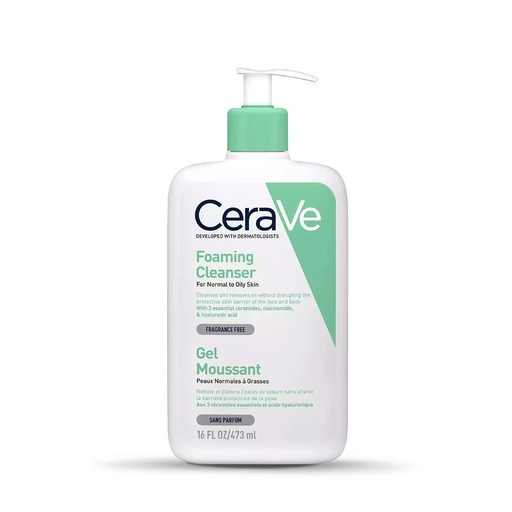 [D0309] CERAVE FOAMING CLEANSER NORMAL&OILY SK 473M