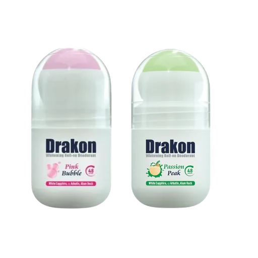 [D0490] DRAKON DEO.WHITENING(PASSION PEAK+PINK BUBBLE)ROLL ON 50M OFFER