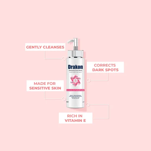 [D0494] DRAKON FACIAL WASH FOR SENSITIVE SKIN PUMP 200ML
