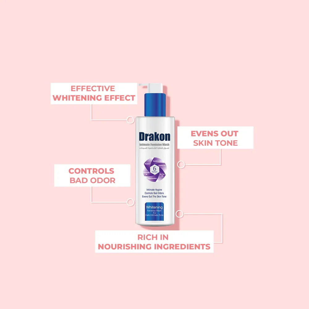 DRAKON INTIMATE FEMINE WASH FRAGRANCE FREE PUMP 200ML