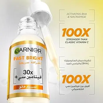 [D0567] GARNIER FAST BRIGHT 30XVIT C BOOSTER SERUM 30M (15% OFFER)