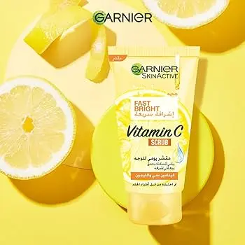 [D0568] GARNIER FAST BRIGHT VITAMIN C SCRUB 150ML