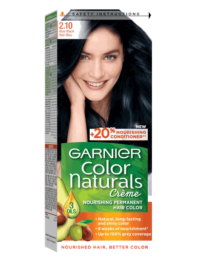 [D0583] GARNIER HAIR COLOR NATURAL CR /2.10 (BLUE BLACK )