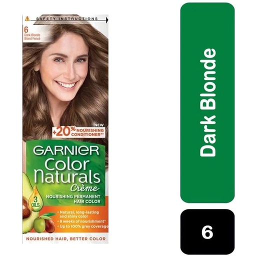 [D0585] GARNIER HAIR COLOR NATURALS CR  /6.1(DARK ASH BLONDE)