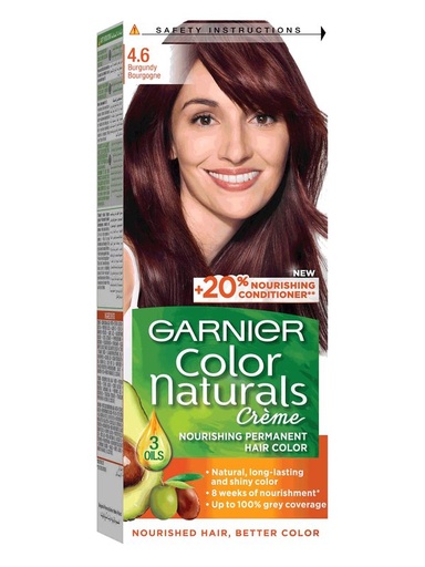 [D0587] GARNIER HAIR COLOR NATURALS CR /4.6(BURGUNDY )