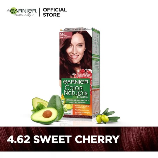 [D0591] GARNIER HAIR COLOR NATURALS CR/4.62(SWEET CHERRY)