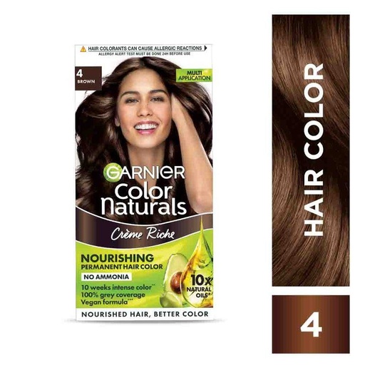 [D0595] GARNIER HR COLOR NATURALS CR /4(BROWN)