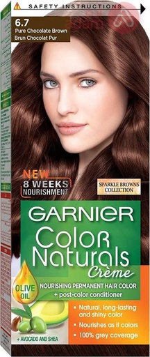 [D0598] GARNIER HR COLOR NATURALS CR /6.7(CHOCOLATE BROWN)