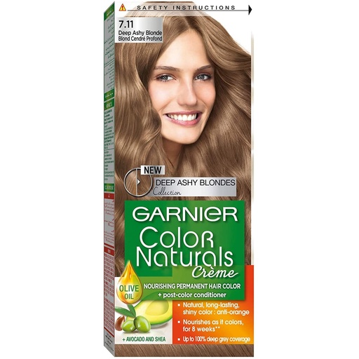 [D0601] GARNIER HR COLOR NATURALS CR /7.11(DEEB ASHY BLONDE)