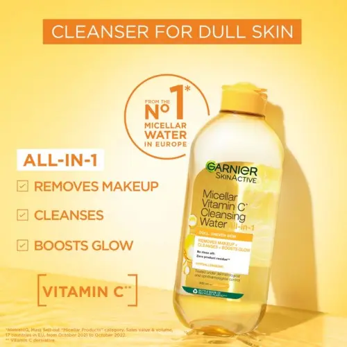 [D0610] GARNIER MICELLAR WATER VITAMIN C 400M
