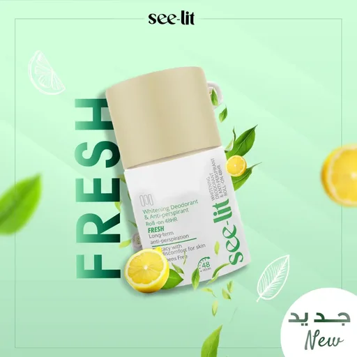 [D0906] SEE-LIT WHITENING DEO.ROLL ON (FRESH) 50M 2X(OFFER)