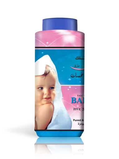 [D3303] خمس خمسات بودرة تلك احمر كبير ك12ق