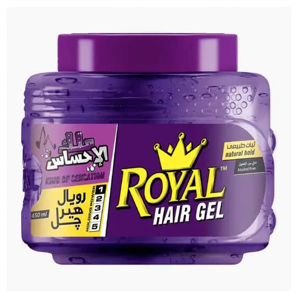 رويال جيل للشعر(بنفسجي)450مل