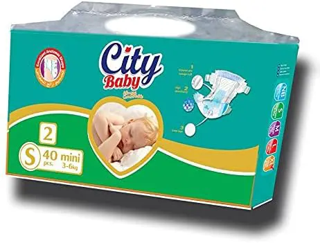 [D3934] ستي بيبي 2 بامبرز (3-6كجم) 40ق