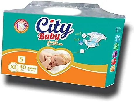 [D3937] ستي بيبي 5 بامبرز (11-25كجم) 40ق