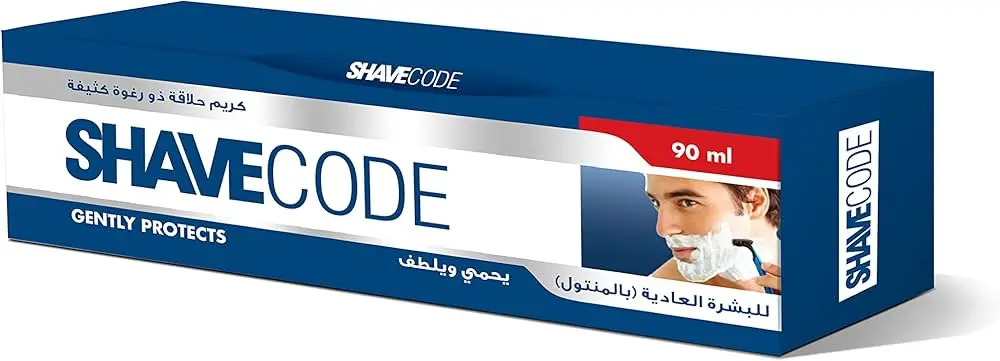 شيف كود كريم حلاقة للبشرة العادية بالمنتول 90مل