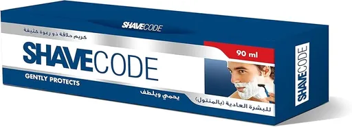 [D4215] شيف كود كريم حلاقة للبشرة العادية بالمنتول 90مل