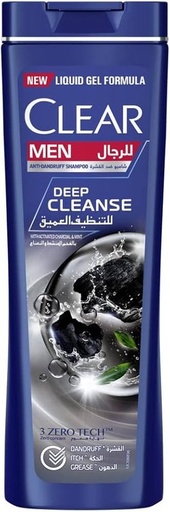 [D5145] كلير شامبو رجالي ضد القشرة للتنظيف العميق بالفحم النشط والنعناع اكياس 5مل(شريط 12ك)