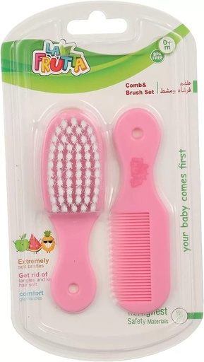[D5364] لافروتا اطفال (فرشاة+مشط) للشعر سوفت