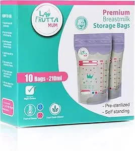 [D5368] لافروتا اكياس حفظ اللبن 10 اكياس 210مل