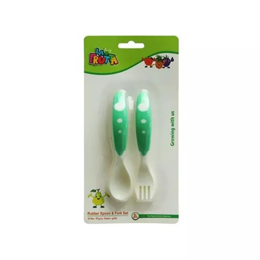 [D5466] لافروتا طقم معلقة + شوكة مطاط