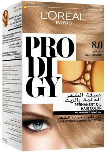 [D5644] لوريال برودجي صبغة 100مل/8.0(اشقر فاتح)