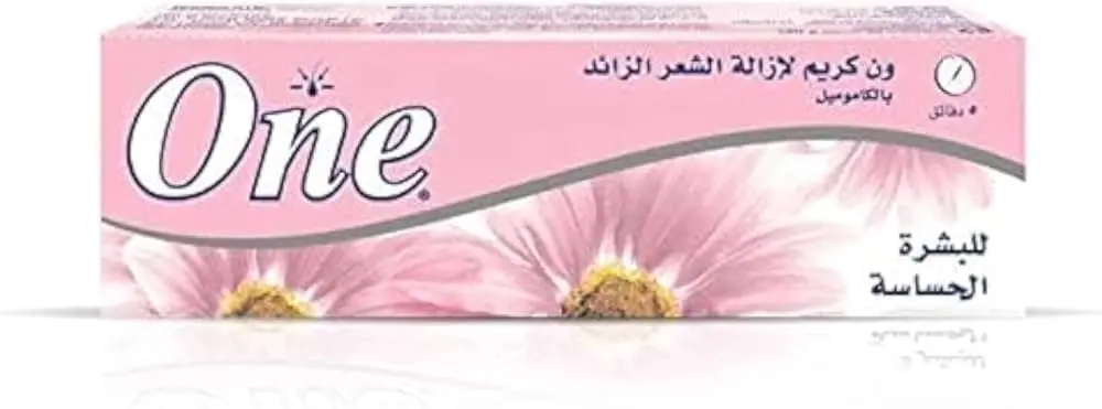 ون كريم ازالة الشعر للبشرة الحساسة(وردي) 40جم