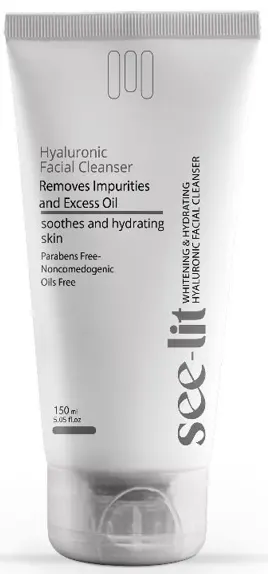 SEE-LIT WHITENING & HYDRATING HYALURONIC FACIAL CLEANSER 150M (1+1) OFFER
