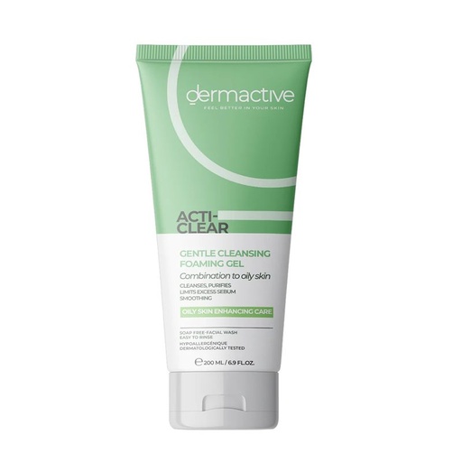 [D9861] ديرم أكتيف أكتي كلير لطيف تنظيف جل 200 مل (1+1) | Acti-Clear Gentle Cleansing Gel 200ML (1+1)