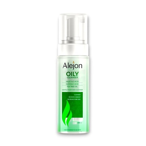[D10200] ALEJON OILY SKIN CLEANSER 200M+ALEJON OILY SKIN CREAM 50GM