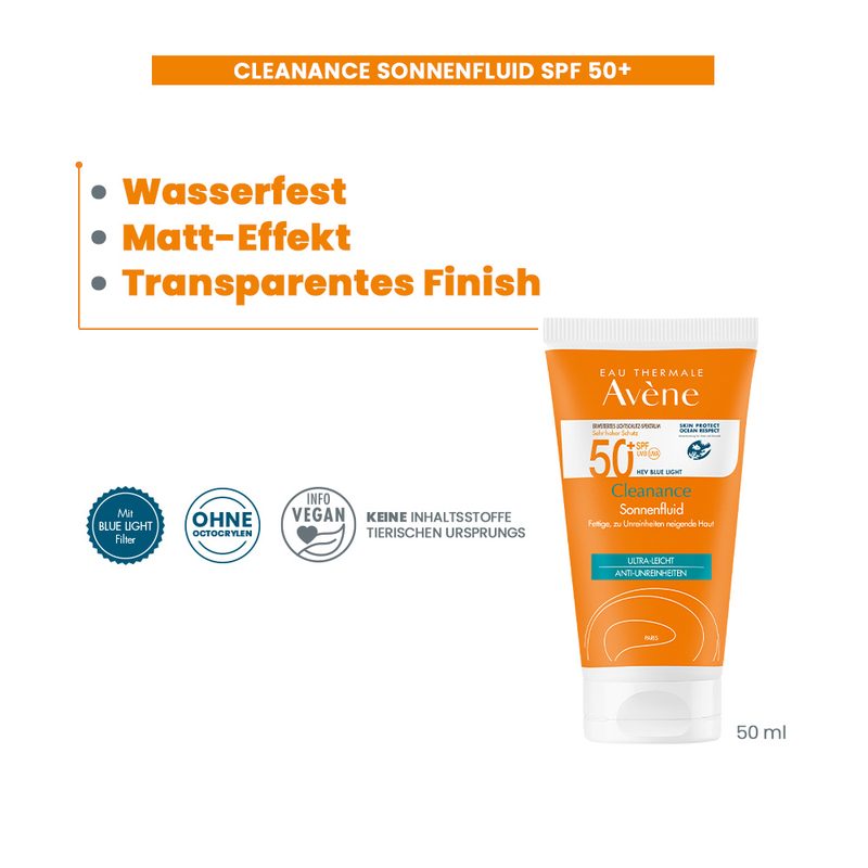 AVENE SUNCARE FLUID + CLEANSING GEL 