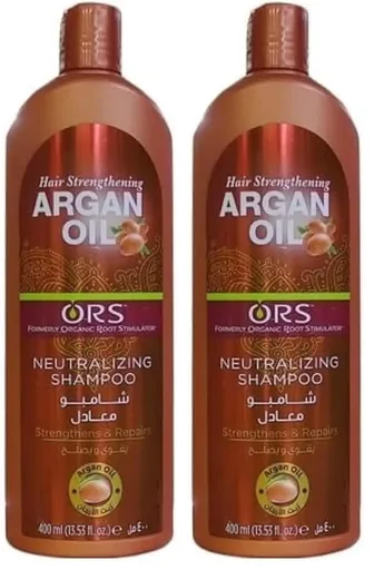 [D10568] او ار اس شامبو معادل يقوي ويصلح بزيت الارجان 400مل