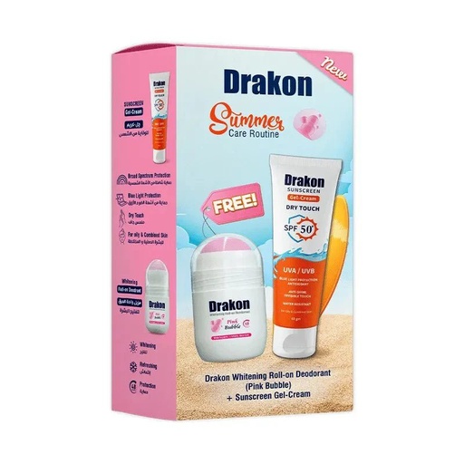 [D10573] DRAKON SUNSCREEN GEL CREAM TINTED LIGHT 60M (1+1) OFFER
