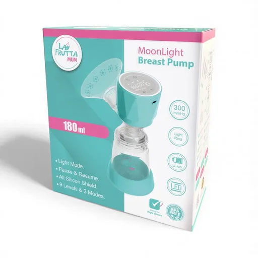 [D10787] لافروتا شفاط ثدي كهرباء مون لايت ببرونة 180مل
